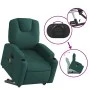 Elektrischer Massagesessel verstellbarer dunkelgrüner Stoff von , Sessel - Ref: Foro24-3204410, Preis: 336,56 €, Rabatt: %
