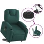 Elektrischer Massagesessel verstellbarer dunkelgrüner Stoff von , Sessel - Ref: Foro24-3204410, Preis: 320,92 €, Rabatt: %