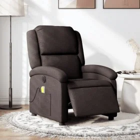 Elektrischer Massagesessel aus dunkelbraunem Stoff von , Sessel - Ref: Foro24-3204157, Preis: 257,88 €, Rabatt: %
