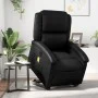 Sillón de masaje elevable eléctrico cuero sintético negro de , Sillones - Ref: Foro24-3204247, Precio: 341,09 €, Descuento: %
