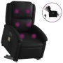 Sillón de masaje elevable eléctrico cuero sintético negro de , Sillones - Ref: Foro24-3204247, Precio: 341,09 €, Descuento: %