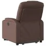 Sillón reclinable elevable eléctrico de cuero sintético marrón de , Sillones - Ref: Foro24-3204446, Precio: 335,80 €, Descuen...