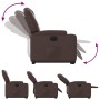 Brauner elektrischer Relaxsessel aus Kunstleder von , Sessel - Ref: Foro24-3204446, Preis: 314,67 €, Rabatt: %