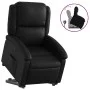 Reclining and lift chair in black faux leather by , Armchairs - Ref: Foro24-3204226, Price: 284,06 €, Discount: %