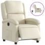 Cream Faux Leather Power Recliner by , Armchairs - Ref: Foro24-3204213, Price: 239,11 €, Discount: %