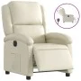 Cream Faux Leather Power Recliner by , Armchairs - Ref: Foro24-3204213, Price: 247,58 €, Discount: %