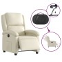 Cream Faux Leather Power Recliner by , Armchairs - Ref: Foro24-3204213, Price: 239,11 €, Discount: %