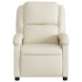 Cream Faux Leather Power Recliner by , Armchairs - Ref: Foro24-3204213, Price: 239,11 €, Discount: %