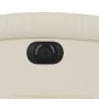 Cream Faux Leather Power Recliner by , Armchairs - Ref: Foro24-3204213, Price: 239,11 €, Discount: %