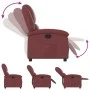 Roter verstellbarer Sessel aus Kunstleder von , Sessel - Ref: Foro24-3204230, Preis: 280,32 €, Rabatt: %