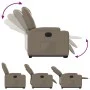 Electric lift chair in artificial leather, cappuccino color. by , Armchairs - Ref: Foro24-3204450, Price: 347,63 €, Discount: %