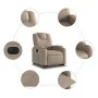Electric lift chair in artificial leather, cappuccino color. by , Armchairs - Ref: Foro24-3204450, Price: 347,63 €, Discount: %