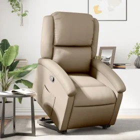 Lift-up-Relaxsessel in Cappuccino-Farbe aus Kunstleder von , Sessel - Ref: Foro24-3204232, Preis: 308,28 €, Rabatt: %