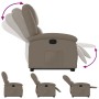 Reclining and lift chair in artificial leather, cappuccino color. by , Armchairs - Ref: Foro24-3204232, Price: 291,67 €, Disc...