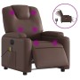 Reclining electric massage armchair in brown synthetic leather by , Armchairs - Ref: Foro24-3204425, Price: 310,12 €, Discoun...
