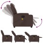 Reclining electric massage armchair in brown synthetic leather by , Armchairs - Ref: Foro24-3204425, Price: 310,12 €, Discoun...