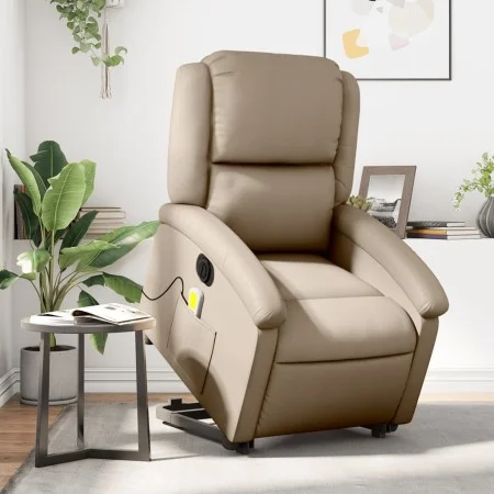 Elektrischer Massagesessel Kunstleder Cappuccino von , Sessel - Ref: Foro24-3204253, Preis: 346,98 €, Rabatt: %