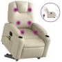 Massagesessel mit elektrischem Lift, Kunstledercreme von , Sessel - Ref: Foro24-3204452, Preis: 367,78 €, Rabatt: %
