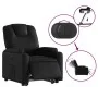 Electric black synthetic leather reclining and lifting armchair by , Armchairs - Ref: Foro24-3204444, Price: 375,78 €, Discou...