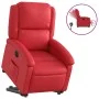Sillón elevable eléctrico cuero artificial rojo de , Sillones - Ref: Foro24-3204245, Precio: 331,26 €, Descuento: %