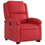Sillón elevable eléctrico cuero artificial rojo de , Sillones - Ref: Foro24-3204245, Precio: 331,26 €, Descuento: %