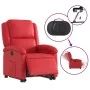 Sillón elevable eléctrico cuero artificial rojo de , Sillones - Ref: Foro24-3204245, Precio: 331,26 €, Descuento: %