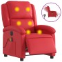 Red Artificial Leather Electric Recliner Massage Chair by , Armchairs - Ref: Foro24-3204224, Price: 262,29 €, Discount: %