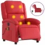 Red Artificial Leather Electric Recliner Massage Chair by , Armchairs - Ref: Foro24-3204224, Price: 266,64 €, Discount: %