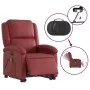 Sillón de masaje elevable eléctrico cuero artificial rojo tinto de , Sillones - Ref: Foro24-3204251, Precio: 347,96 €, Descue...