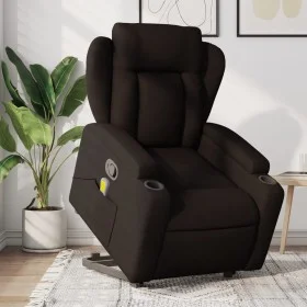 Dunkelbrauner Liege-Massagesessel aus Stoff von , Sessel - Ref: Foro24-3204499, Preis: 345,19 €, Rabatt: %
