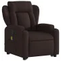 Silla de masaje reclinable de pie de tela marrón oscuro de , Sillones - Ref: Foro24-3204499, Precio: 345,07 €, Descuento: %