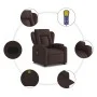 Silla de masaje reclinable de pie de tela marrón oscuro de , Sillones - Ref: Foro24-3204499, Precio: 345,07 €, Descuento: %