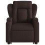 Dark brown fabric reclining massage chair by , Armchairs - Ref: Foro24-3204499, Price: 326,13 €, Discount: %
