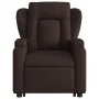 Silla de masaje reclinable de pie de tela marrón oscuro de , Sillones - Ref: Foro24-3204499, Precio: 345,07 €, Descuento: %