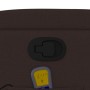 Dunkelbrauner Liege-Massagesessel aus Stoff von , Sessel - Ref: Foro24-3204499, Preis: 326,13 €, Rabatt: %