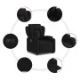 Sillón eléctrico reclinable elevable de tela negro de , Sillones - Ref: Foro24-3204508, Precio: 351,43 €, Descuento: %