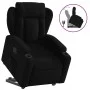 Reclining and elevating armchair in black fabric by , Armchairs - Ref: Foro24-3204484, Price: 299,38 €, Discount: %