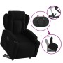 Reclining and elevating armchair in black fabric by , Armchairs - Ref: Foro24-3204484, Price: 262,18 €, Discount: %