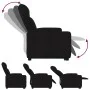 Reclining and elevating armchair in black fabric by , Armchairs - Ref: Foro24-3204484, Price: 299,38 €, Discount: %