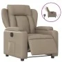 Sillón reclinable eléctrico de cuero sintético color capuchino de , Sillones - Ref: Foro24-3204536, Precio: 284,53 €, Descuen...