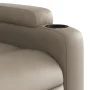 Sillón reclinable eléctrico de cuero sintético color capuchino de , Sillones - Ref: Foro24-3204536, Precio: 284,53 €, Descuen...