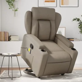 Cappuccino-Fußmassagesessel aus Kunstleder von , Sessel - Ref: Foro24-3204557, Preis: 338,67 €, Rabatt: %