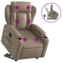 Cappuccino-Fußmassagesessel aus Kunstleder von , Sessel - Ref: Foro24-3204557, Preis: 308,47 €, Rabatt: %
