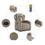 Cappuccino artificial leather foot massage recliner by , Armchairs - Ref: Foro24-3204557, Price: 338,67 €, Discount: %