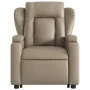 Cappuccino artificial leather foot massage recliner by , Armchairs - Ref: Foro24-3204557, Price: 338,67 €, Discount: %