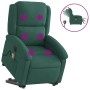 Dunkelgrüner, hochklappbarer Massagesessel aus Samt von , Sessel - Ref: Foro24-3204335, Preis: 315,24 €, Rabatt: %