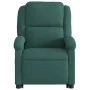 Dark green velvet liftable reclining massage chair by , Armchairs - Ref: Foro24-3204335, Price: 336,46 €, Discount: %