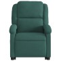 Dunkelgrüner, hochklappbarer Massagesessel aus Samt von , Sessel - Ref: Foro24-3204335, Preis: 315,24 €, Rabatt: %