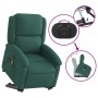 Dunkelgrüner, hochklappbarer Massagesessel aus Samt von , Sessel - Ref: Foro24-3204335, Preis: 315,24 €, Rabatt: %