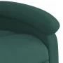 Dark green velvet liftable reclining massage chair by , Armchairs - Ref: Foro24-3204335, Price: 336,46 €, Discount: %